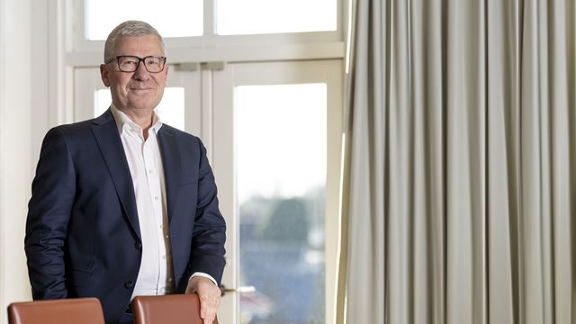Portræt af adm. direktør Max Hovedskov.