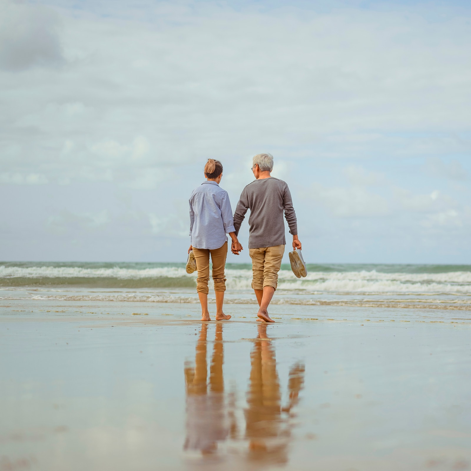 Garant par på stranden